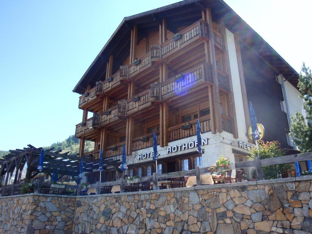 Hotel Restaurant Rothorn Visperterminen ภายนอก รูปภาพ